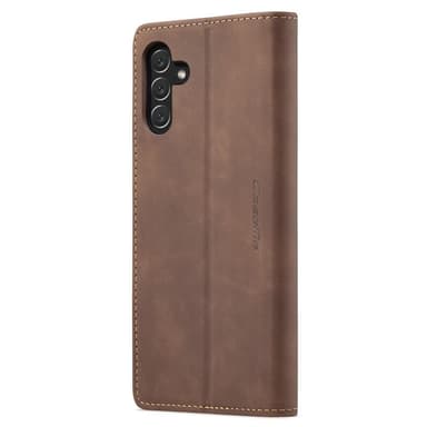 CASEME Retro lompakkokotelo Samsung Galaxy A14: lle - Kahvi