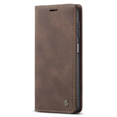 CASEME Retro lompakkokotelo Samsung Galaxy A14: lle - Kahvi