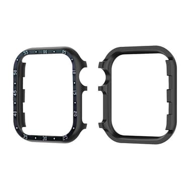 Älykellon suojakuori alumiiniseosta Musta Apple Watch SE / 8 / 7 / 6