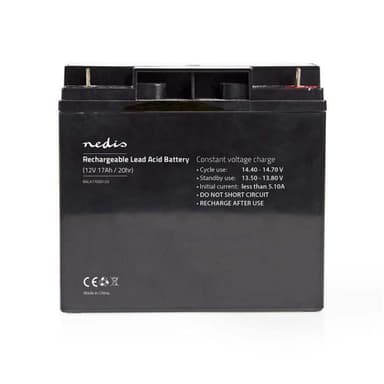 Nedis Lyijyakku | Lyijyhappo | Ladattava | 12 V | 17000 mAh