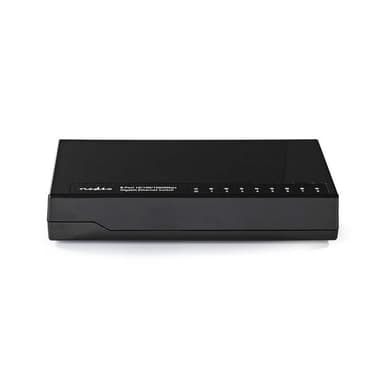 Verkkokytkin | 8 Porttia | 1 Gb/s | LED-Merkkivalot
