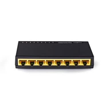 Verkkokytkin | 8 Porttia | 1 Gb/s | LED-Merkkivalot