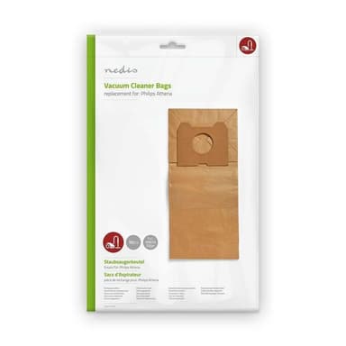 Nedis Pölypussi | 10 kpl | Paperi | Eniten myyty: Philips | Ruskea
