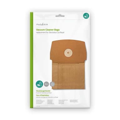 Nedis Pölypussi | 10 kpl | Paperi | Eniten myyty: Electrolux | Ruskea