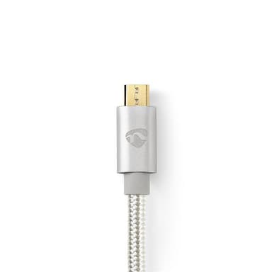 USB 2.0 -Synkronointi- ja Latauskaapeli | Kullattu, 2,0 m | USB-A-Urosliitäntä M
