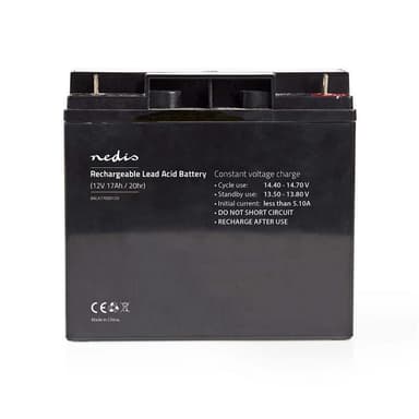 Nedis Lyijyakku | Lyijyhappo | Ladattava | 12 V | 17000 mAh