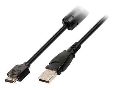 USB 2.0 Kaapeli USB A Uros - Canon 12-Pin Uros 2.00 m Musta
