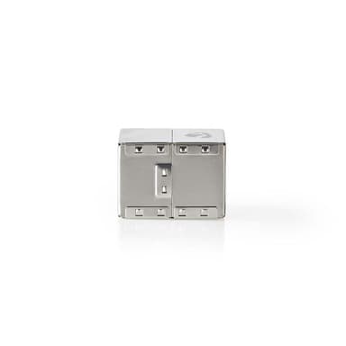 Cat 6 -Verkkosovitin | RJ45 (8P8C), Naaras - RJ45 (8P8C), Naaras