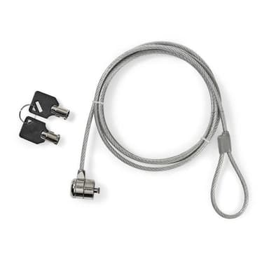 Kannettavan Lukko | Näppäin | 1.8 mm | Hopea