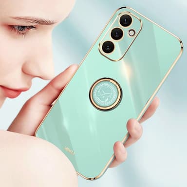 SKALO Samsung A34 5G XINLI TPU suojakuori rengas - Valkoinen