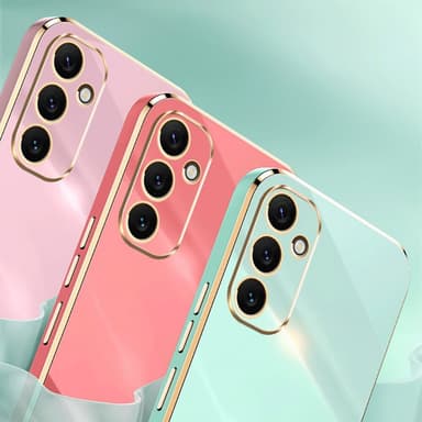 SKALO Samsung A34 5G XINLI TPU suojakuori rengas - Valkoinen