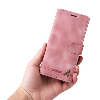 SKALO Samsung A54 5G Lompakkokotelo PU-nahkaa - Pinkki