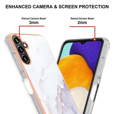 SKALO Samsung A34 5G Marmori TPU kuori - #2