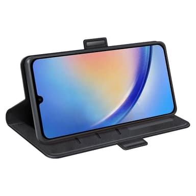 SKALO Samsung A34 5G Premium Wallet Lompakkokotelo - Musta