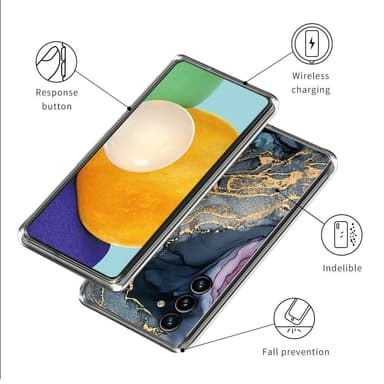 SKALO Samsung A54 5G Marmori TPU kuori - #6