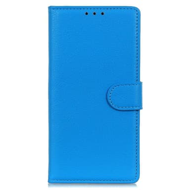 SKALO Samsung A14 4G/5G Litchi Lompakkokotelo - Sininen
