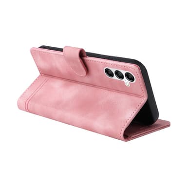 SKALO Samsung A54 5G Lompakkokotelo PU-nahkaa - Pinkki