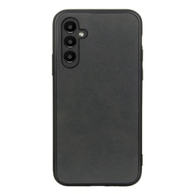 SKALO Samsung A14 4G/5G PU-nahka Hybridi Suojakuori - Musta