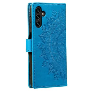SKALO Samsung A54 5G Mandala lompakkokotelo - Sininen