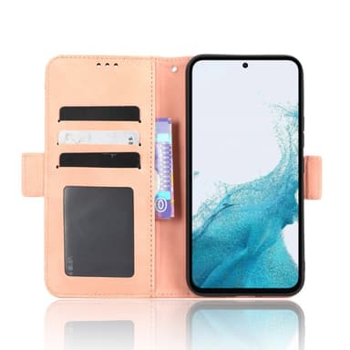 SKALO Samsung A54 5G 6-lokeroa Lompakkokotelo - Pinkki