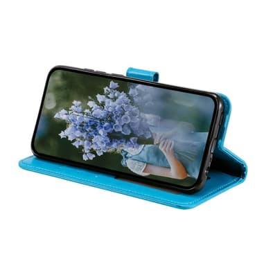 SKALO Samsung A34 5G Mandala lompakkokotelo - Sininen