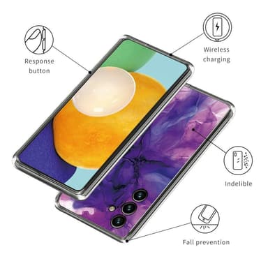 SKALO Samsung A34 5G Marmori TPU kuori - #7