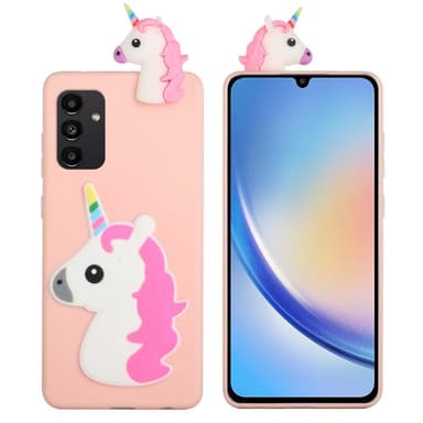 SKALO Samsung A34 5G 3D Cartoon Suojakuori
