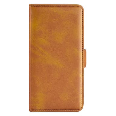 SKALO Samsung A54 5G Premium Wallet Lompakkokotelo - Vaaleanruskea