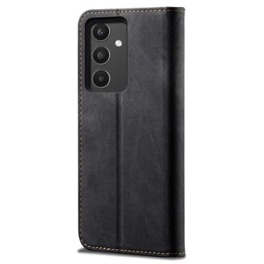 SKALO Samsung A34 5G Jeans Lompakkokotelo - Musta