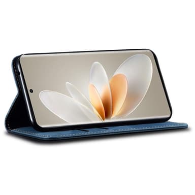 SKALO Samsung A34 5G Jeans Lompakkokotelo - Sininen