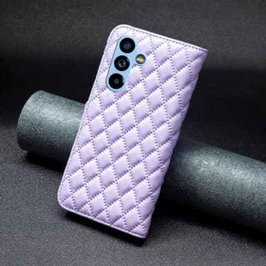 SKALO Samsung A54 5G BINFEN COLOR Tikattu Lompakko - Violetti