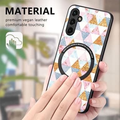 SKALO Samsung A14 4G/5G Motif Suojakuori magneettirenkaalla - #3