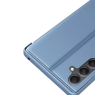 SKALO Samsung A34 5G Clear View Mirror Lompakko - Hopea