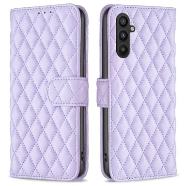 SKALO Samsung A34 5G BINFEN COLOR Tikattu Lompakko - Violetti