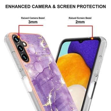 SKALO Samsung A54 5G Marmori TPU kuori - #1