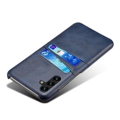 SKALO Samsung A34 5G PU-nahkainen Korttikotelo - Sininen