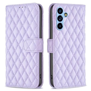 SKALO Samsung A54 5G BINFEN COLOR Tikattu Lompakko - Violetti