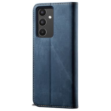 SKALO Samsung A34 5G Jeans Lompakkokotelo - Sininen