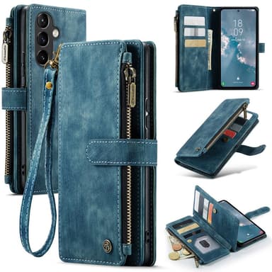 CaseMe Samsung A54 5G CaseMe Big Wallet Lompakkokotelo - Sininen