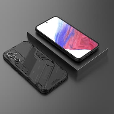 SKALO Samsung A54 5G Hybrid BIBERCAS Suojakuori - Musta
