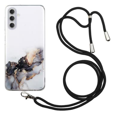 SKALO Samsung A14 4G/5G Mobiilikauluksen suojakuori - Musta