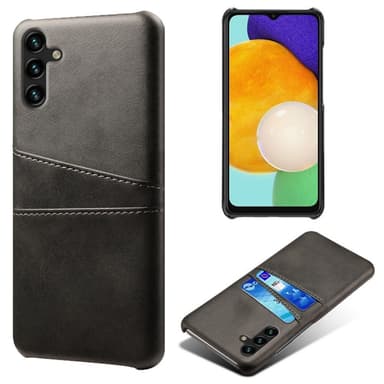 SKALO Samsung A54 5G PU-nahkainen Korttikotelo - Musta