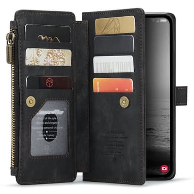 CaseMe Samsung A54 5G CaseMe Big Wallet Lompakkokotelo - Musta