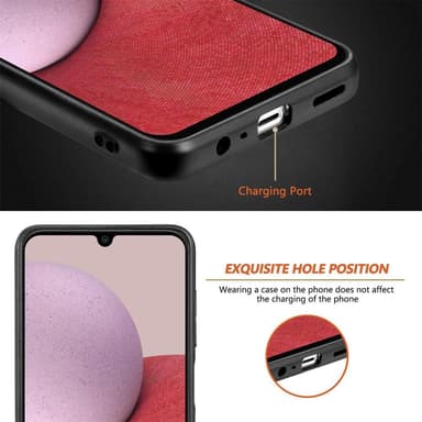 SKALO Samsung A14 4G/5G Snakeskin PU-nahka hybridi Suojakuori - Vihreä