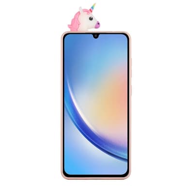 SKALO Samsung A34 5G 3D Cartoon Suojakuori