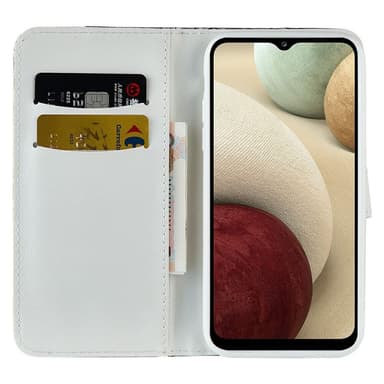 SKALO Samsung A54 5G Glitter design Lompakko kotelo - Ruusukulta