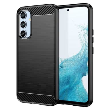 SKALO Samsung A54 5G Armor Carbon Iskunkestävä TPU suojakuori - Musta