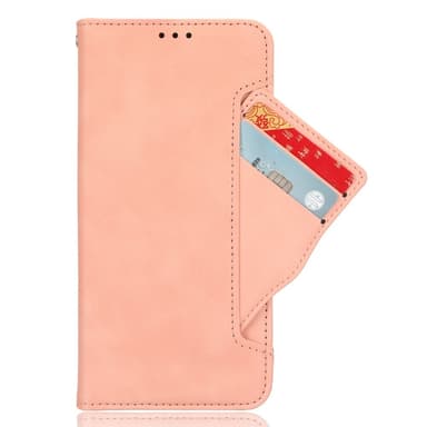SKALO Samsung A54 5G 6-lokeroa Lompakkokotelo - Pinkki