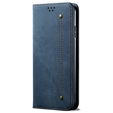 SKALO Samsung A34 5G Jeans Lompakkokotelo - Sininen