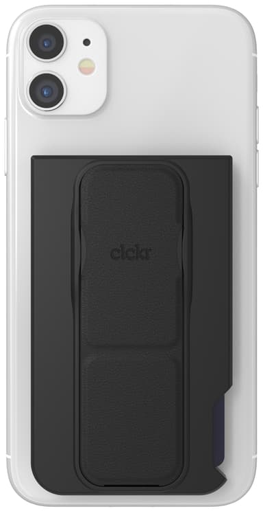 CLCKR MagSafe lompakkokotelo (musta)